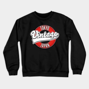 Tokyo Japan vintage style logo. Crewneck Sweatshirt